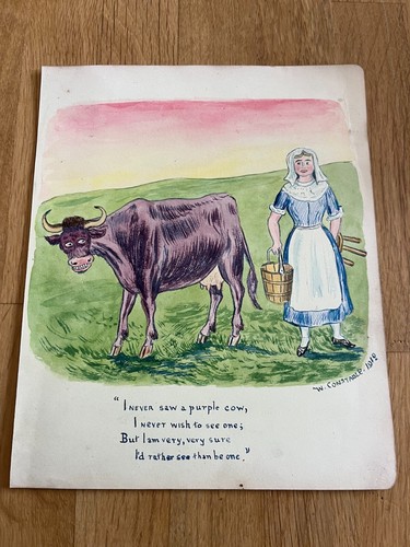 1910 pen and watercolour - 1910,
