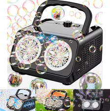 Bubble Machine Automatic Bubble Blower 20000+Bubbles Per Minute Bubble Maker New