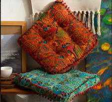 Bohemian Style Thickened Floor Cushion Seat Vintage Moroccan Tatami Floor Pillow