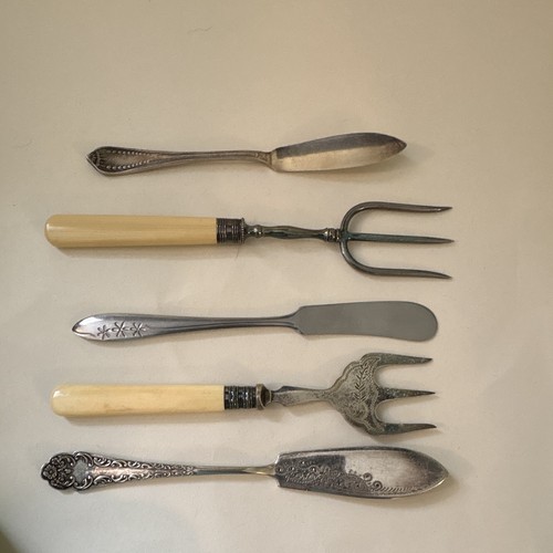 Antique silver plated cutlery - silver-plated,