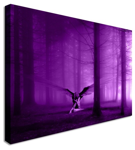 Angel the woods purple - angel, in