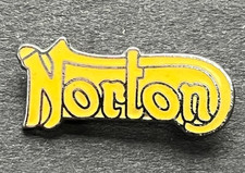 MOTORCYCLE Pin Badge NORTON