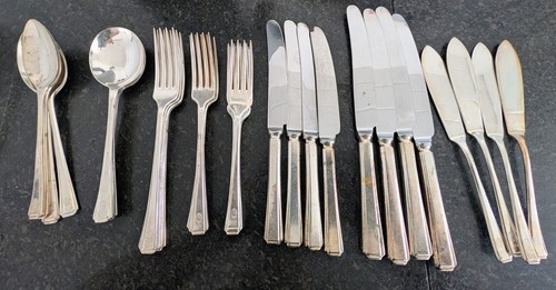 Piece vintage silver plated - 32-piece,