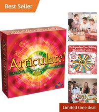 Articulate! - Interactive Fast-Talking Game for Up to 20 Players, Ages 12+