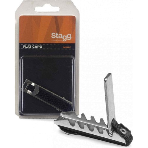 Stagg flat metal capo - flat, for