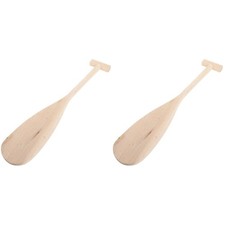  2 Pack Kid Canoe Paddle Boat Paddles Wood Kids Size Wooden Oars for