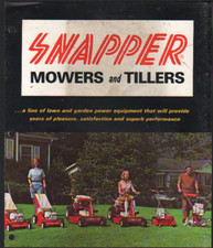 SNAPPER Lawn Mowers and Garden Tillers Brochure Leaflet