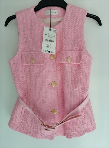 Zara pink boucle - boucle, tweed