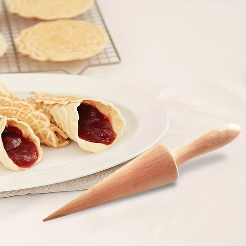 Wooden ice cream - cone, maker