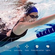 2 Pieces Fabric Swimming Cap
