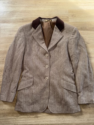Shires brown tweed show jacket - tweed,