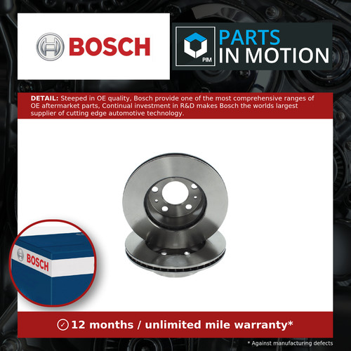 Brake discs pair - 2x, vented