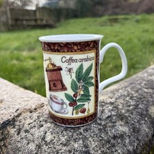 Vintage Roy Kirkham Coffee Series Fine Bone China Mug Cup Coffee Arabica