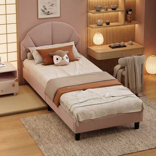 3ft single upholstered bed - upholstered,
