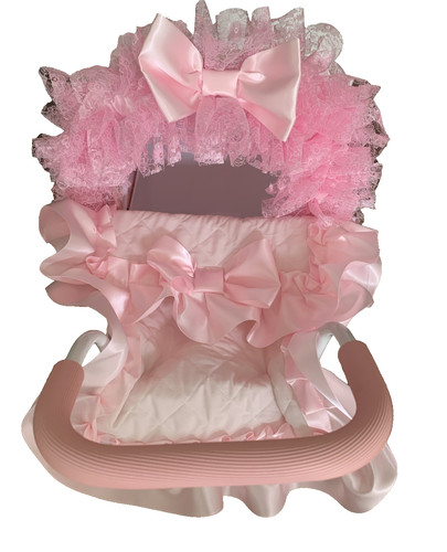 Dolls pram set pink or - in,