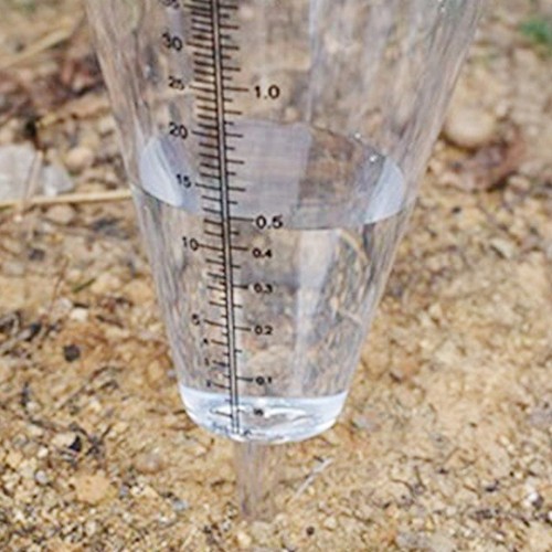 Cone rain gauge - cone, measurement