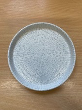 Churchill Delta Grey Walled Plate