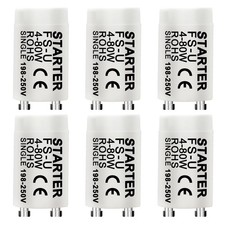 Fluorescent Tube Starter 6 Pack Comprehensive Starter for Fluorescent Light