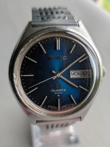 Seiko blue dial 4004 - dial, watch
