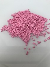 PP Plastic Pellets Polypropylene Resin Injection Moulding Masterbatch PINK 1kg