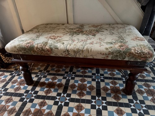 Chaise longue mahogany antique - longue,