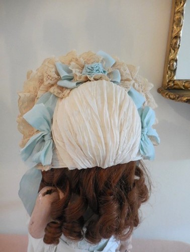 Pretty silk and lace - pretty, bonnet