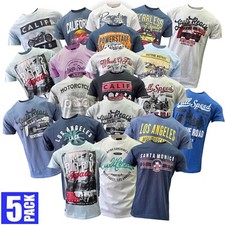 Printed T-Shirt 5 Pack
