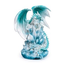 DARK LEGENDS CRYSTAL QUARTZ  DRAGON FANTASY ORNAMENT FIGURE STATUE DRG577