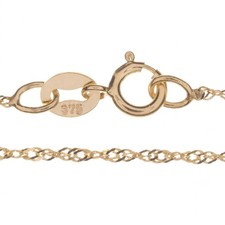 9 ct Gold Chain Necklace Fine