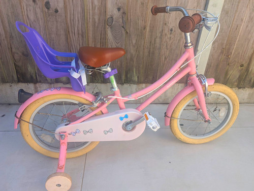 16in kids bobbin bike - 16in, pink