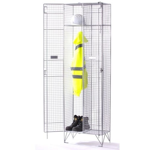 Wire mesh lockers one - door,