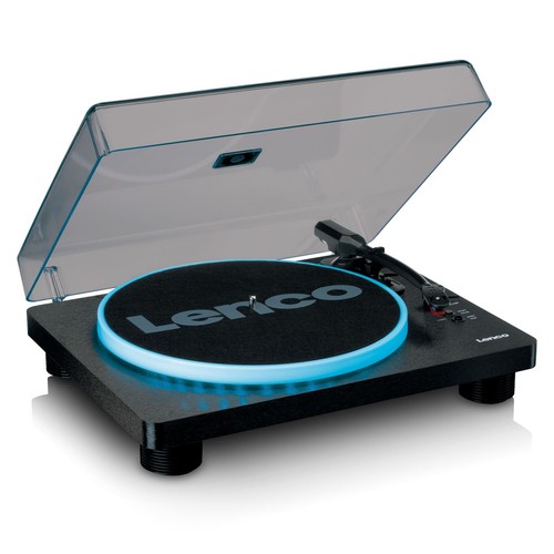 Lenco 50led turntable black - ls-50led,