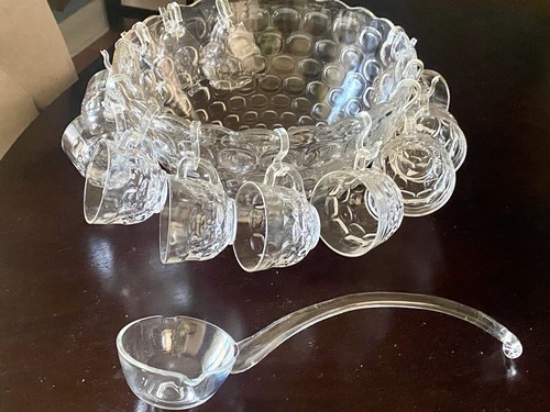 Vintage federal glass punch - glass,