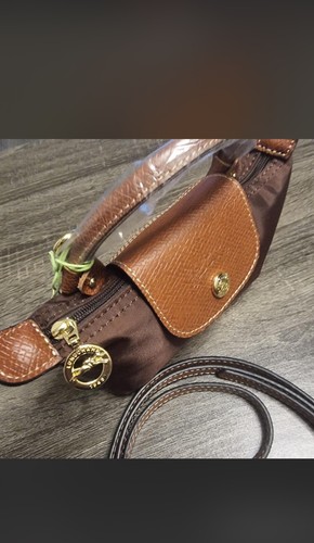 Brown longchamp mini handbag - brown,