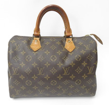 Authentic Louis Vuitton Speedy 30 Hand Bag Monogram Brown F#46747
