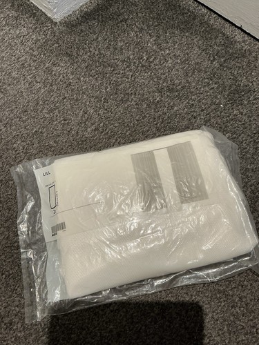 Ikea lill white net curtains - lill,