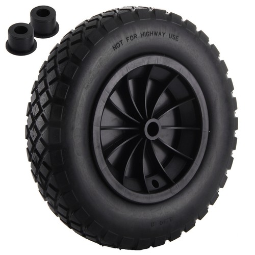 Black wheelbarrow wheel - black,