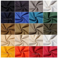 100% Cotton Canvas Fabric,16 Ounce Heavy Weight Upholstery Material in 19 Colors