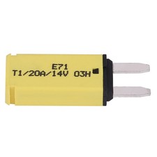(Yellow)14V DC Automatic Reset Mini Circuit Breaker Fuses For Car Truck^