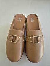 FitFlop Pilar Beige Leather