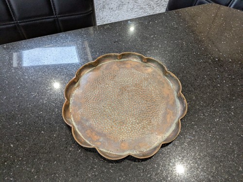 Copper tray vintage - copper,