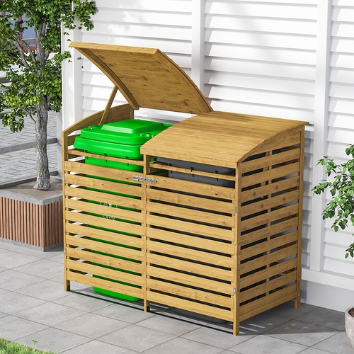Double triple wheelie bin - double,