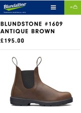 Blundstone Boots 1609 Antique