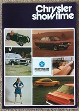 CHRYSLER RANGE Sales Brochure 1973 #C9446/H/1/300  Inc Avenger & Tiger