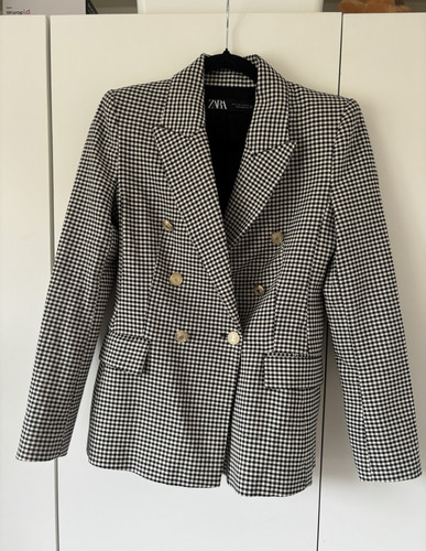 Zara womens houndstooth double - zara,