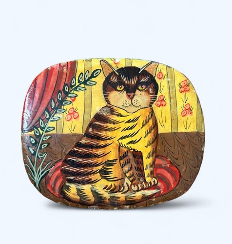 Paper mache laquer hand - , made