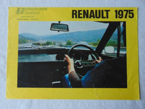 Renault range 1975 - range, mkt