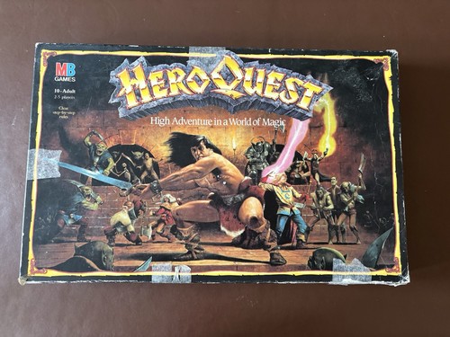 Hero quest board game - quest, vintage