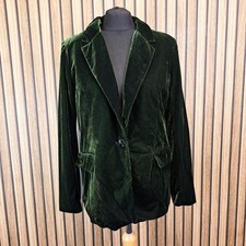 Next Womens Green Velvet