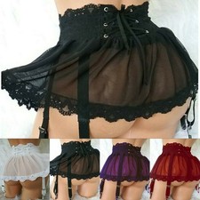 Womens Lace Lingerie Skirt